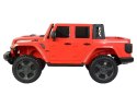 Samochód na akumulator Jeep Rubicon 6768R czerwony