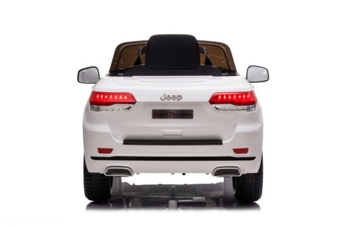 Auto na Akumulator Jeep Grand Cherokee Biały JJ2055 Auto na Akumulator Jeep Grand Cherokee Biały JJ2055