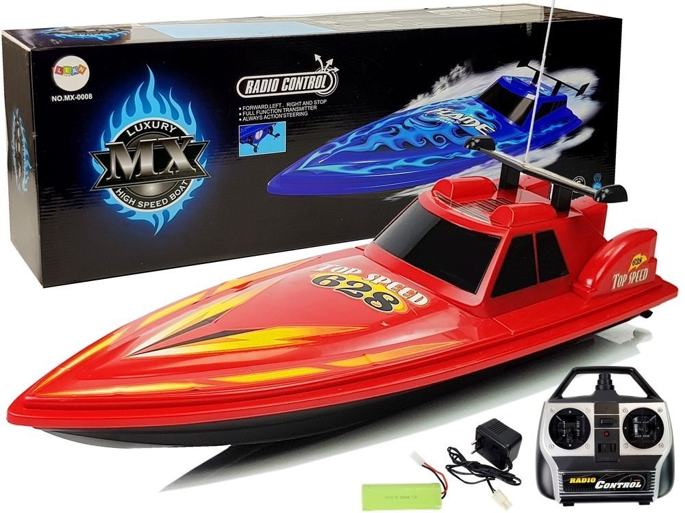 Duża Łódź Motorówka 78 cm Zdalnie Sterowana 27 Mhz Zasięg 30 m Duża Łódź Motorówka 78 cm Zdalnie Sterowana 27 Mhz Zasięg 30 m