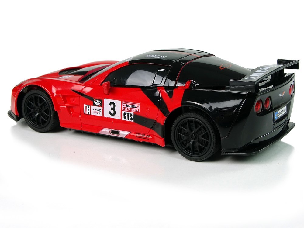 Auto Sportowe R/C 1:24 Corvette C6.R Czerwone 2.4 G Światła