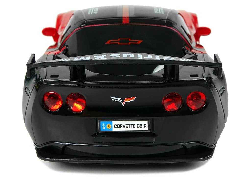 Auto Sportowe R/C 1:24 Corvette C6.R Czerwone 2.4 G Światła Auto Sportowe R/C 1:24 Corvette C6.R Czerwone 2.4 G Światła