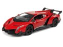 Auto Sportowe R/C 1:24 Lamborghini Veneno Czerwone 2.4 G Światła