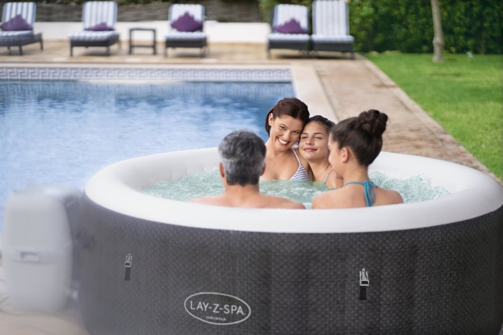 Dmuchane Spa Jacuzzi 4 Osobowe 180 x 66cm Bestway 60035 Dmuchane Spa Jacuzzi 4 Osobowe 180 x 66cm Bestway 60035