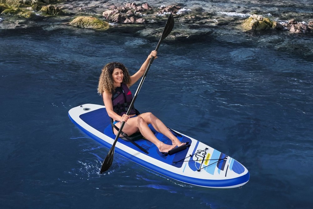 Deska Sup Hydro-Force Niebieska 305 x 84 x 12 cm Ocean Bestway 65350 Deska Sup Hydro-Force Niebieska 305 x 84 x 12 cm Ocean Bestway 65350