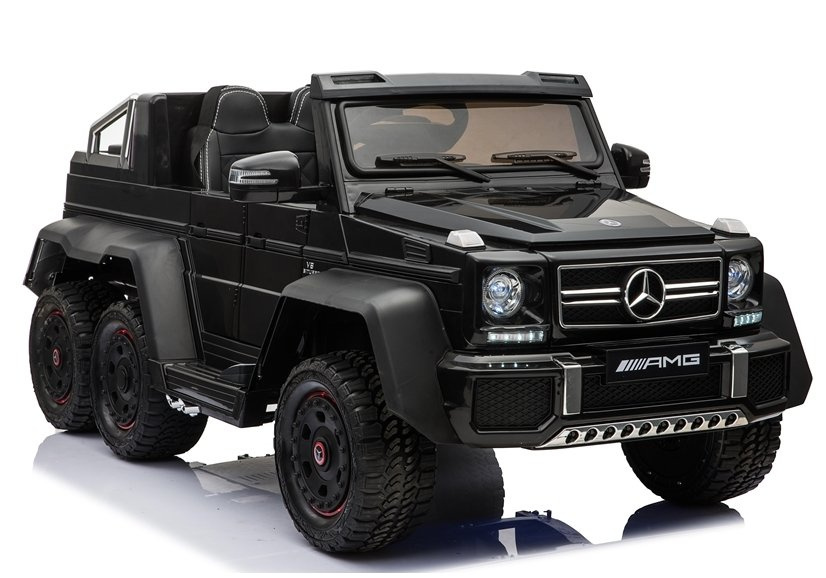 Pojazd Mercedes G63 6x6 Czarny MP4 Pojazd Mercedes G63 6x6 Czarny MP4