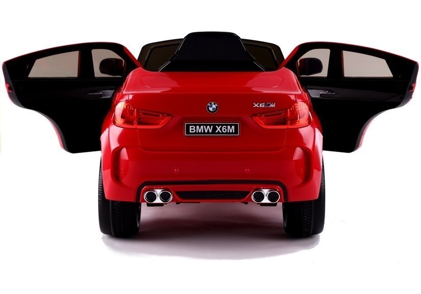 Auto na Akumulator BMW X6 Czerwony Skóra, EVA