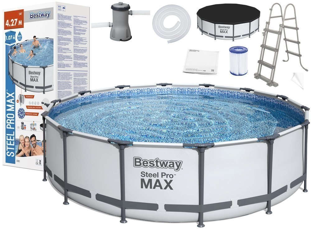 Basen Ogrodowy Stelażowy 427 x 107 cm Bestway 56950 Basen Ogrodowy Stelażowy 427 x 107 cm Bestway 56950
