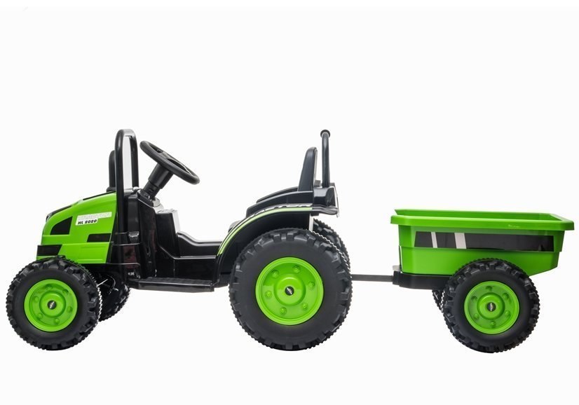 Traktor na Akumulator z Przyczepą HL388 Zielony