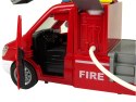 Samochód Ciężarówka Straż Pożarna Czerwona Woda Dźwięki Światła