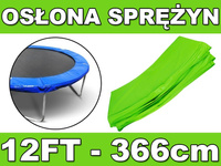 Kołnierz ochronny na sprężyny SkyRamiz Zielony do trampoliny ogrodowej 366cm/12FT