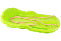 Sanki Plastikowe Ślizg Ze Sznurkiem Zielone 6481