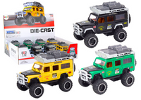 Samochód Terenowy Guard 1:32 Metalowy Napęd Światła Dźwięki