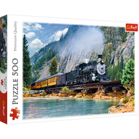 Puzzle - 500 - Górski pociąg - Trefl 37379