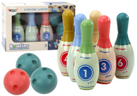 Gra Zręcznościowa Zestaw Kręgli 6szt Kolorowe