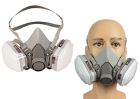 Maska Półmaska Przeciwpyłowa  Lakiernicza 2 Filtry Węglowe