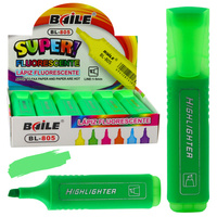 Pisak Zakreślacz Do Notatek Szkolny Biurowy Neonowy Intensywny Zielony