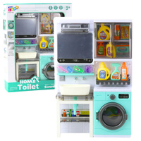 Łazienka Zabawkowa Umywalka Szafka Akcesoria Światła Dźwięki