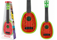 Ukulele Dla Dzieci Mini Gitara 4 Struny Owoc Arbuz