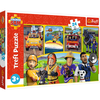 Puzzle - 24 Maxi - Strażak Sam i przyjaciele - Trefl 14356