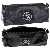 Piórnik Szkolny Organizer Jednokomorowy Czarny 21,5cm