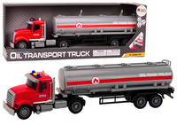 Ciężarówka Tir Cysterna Światła Dźwięki Napęd Czerwony