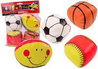 Miękkie Piłki Sportowe Koszykówka Rugby Piłka Nożna Baseball Zestaw 4ele.
