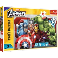 Puzzle - 24 Maxi - Zawsze sprawiedliwi - Disney Marvel The Avengers - Trefl 14378