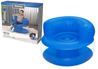 Dmuchany Fotel Niebieski112 x 112 x 70 cm Bestway 75138