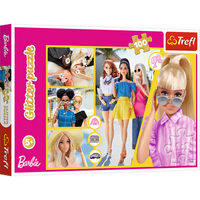 Puzzle - 100 Glitter - Brokatowa Barbie - Trefl 14830
