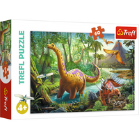 Puzzle - 60 - Wędrówka dinozaurów - Trefl 17319