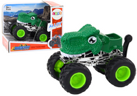 Autko Terenowe Dinozaur Duże Koła Gumowe Zielony