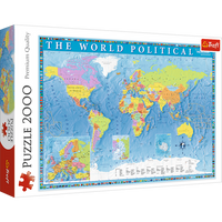 Puzzle - 2000 - Polityczna mapa świata - Trefl 27099