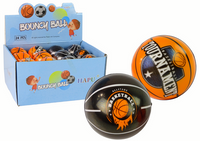 Piłka Miękka 7 cm Średnicy  Czarna Pomarańczowa