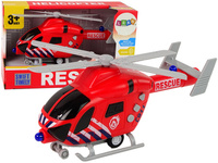 Helikopter Ratunkowy Straż Pożarna Czerwony Dźwięk Światła Śmigła