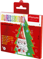 "Święty Mikołaj" kolorowanka 3D figurka + bombka choinkowa