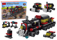 Zestaw Klocków Konstrukcyjnych 6w1 Lokomotywa 118el