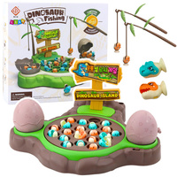 Gra Zręcznościowa Łowienie Dinozaurów Wędki Magnetyczne Dźwięki